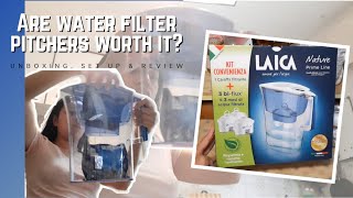 Laica Water Filter Pitcher Set Up amp Unboxing [upl. by Hgielsel118]