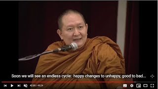 Dhamma Talk with English Subtitle by venerable Pramote Pamojjo teaching Vipassana Meditation [upl. by Anawqahs334]