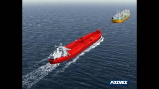 FPSO Tandem Offloading and shuttle Tanker Animation [upl. by Eekram]