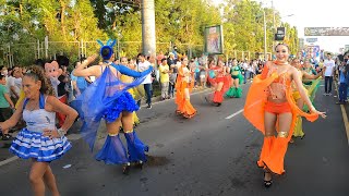 DESFILE de CORREOS en SAN MIGUEL 2022 Calidad 4k El Salvador [upl. by Anyahs]