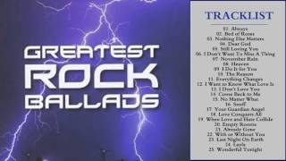 Greatest Rock Ballads All Time  Best Of Rock Ballads 2016 [upl. by Olenolin]