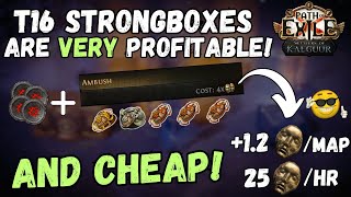 PoE 325 Farming T16 Strongboxes is GREAT  Very profitable Fun amp Costefficient farm strat [upl. by Doug256]