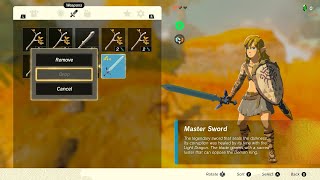 ToTK Master Sword Early Not MsgNotFound [upl. by Radburn]