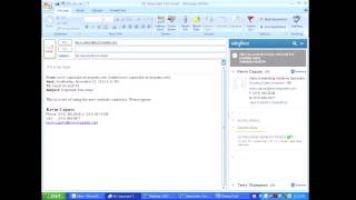 Demo on how to use quotSalesforce for Outlookquot to reply to email in Outlook amp syncing to an Opp in SFDC [upl. by Notyad190]