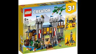 LEGO Instructions  Creator 3in1  31120  Medieval Castle  All 3 books [upl. by Farrica]