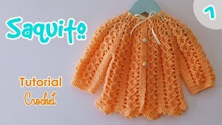 Como tejer paso a paso un saquito chaleco a crochet  ganchillo 12 [upl. by Urata797]