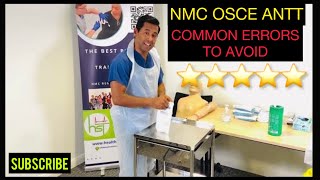 ANTT Aseptic Non Touch Technique common errors to avoid in the OSCE NMC OSCE [upl. by Ledarf155]