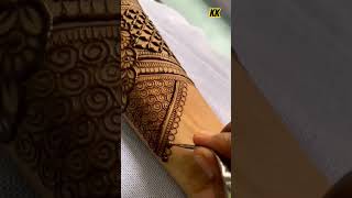 New beautiful bridal mehndi design front hand youtubeshorts howtomakemehndidesign mehndi 😱🥰 [upl. by Rich970]