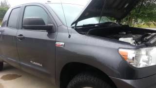 2014 tundra remote lock beep module location [upl. by Lebar]