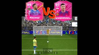 Neymar Jr Vs 🔥 Lewandowski penalty kick 🦶 efootball2024 viralvideo shortvideo foryou foryoupage [upl. by Lateehs]