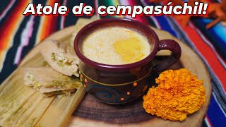 Atole de cempasúchil Receta Deliciosa [upl. by Illib]