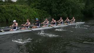 Cantabs M1 Division 1 Tuesday Cambridge Town Bumps 2023 slow motion [upl. by Corilla594]