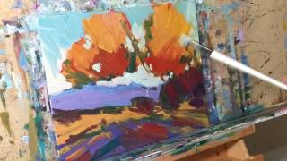 Oil Painting Tutorial  Impressionist Art Demo  Landscape Painting by JOSE TRUJILLO [upl. by Krucik]