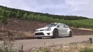 Ogier Tests WRC Germany 2014  Day 1 HD [upl. by Eelir100]