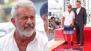 quotMel Gibson Unrecognizable at Vaughns Eventquot [upl. by Llyrad]