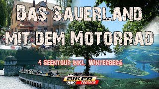 Mit dem Motorrad durch das Sauerland 4 Seentour inkl Winterberg [upl. by Enicar]