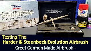 Testing The Harder amp Steenbeck Evolution 2 In 1 Airbrush  Great German Made Airbrush [upl. by Ayalahs519]