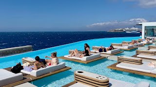 CAVO TAGOO  Most famous 5star hotel on Mykonos Island 4K tour [upl. by Olgnaed652]