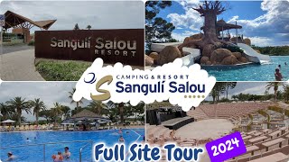 Sanguli Salou Camping amp Resort full walking through tour  May 2024  ALL poolsvenues and more [upl. by Suidaht]