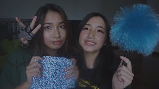 Teaching my sister how to ASMR  20 TRIGGERS✨✨ [upl. by Stets513]