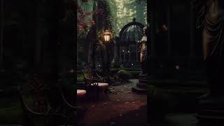 dark victorian garden darkacademiaplaylist piano garden studymusic rain victorian [upl. by Ymij609]