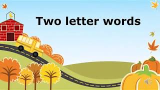 Two Letter Words Phonics For ChildrenPhonics LessonPreschool Learning [upl. by Pandolfi363]