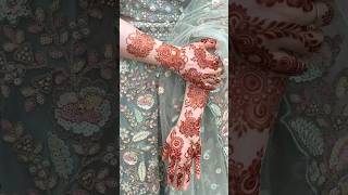 new very beautifull simple and easy mehndi design treding bridal mehndi vairal status short [upl. by Anyg992]