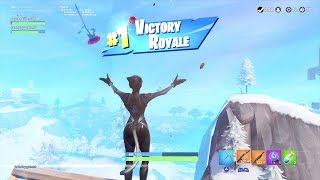 FORTNITE First Win with BLACK quotLYNXquot SKIN “CATWOMAN” OUTFIT  Fortnite SEASON 7 BATTLE PASS [upl. by Maya]