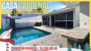 🏡 Casa CARDENAL ✅ FRACC LOMAS DE COCOYOC ‼️ MORELOS [upl. by Oine]