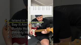 How To Play quotIsland in the Sunquot by Weezer  guitar guitarcover [upl. by Lunette422]