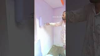 wall painting  parpal colour print short video shorta panting video [upl. by Yddet]