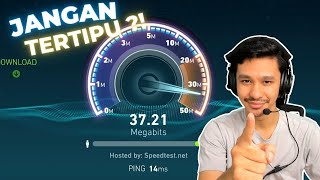 Cara Cek Kecepatan Internet Speed Test 1 [upl. by Aneetak437]