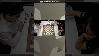 Magnus Carlsen TROLLS Grandmaster Tari with Illegal Move Attempt [upl. by Schoenfelder40]