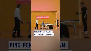 PingPong Showdown Ma Long VS Ma Yingjeou [upl. by Raney]