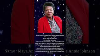 Maya Angelou Quotations students moralquotes motivation motivacionalquote [upl. by Diet]