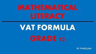 VAT Calculated 1 [upl. by Layap186]