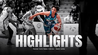 HIGHLIGHTS  Flammes Carolo Basket vs Basket Landes [upl. by Stanwood]