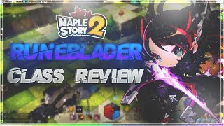 MapleStory 2  Runeblader Class Review [upl. by Ojeillib]