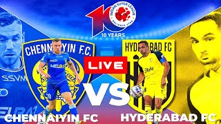 CHENNAIYIN VS HYDERABAD LIVE  ISL 202425 MATCH  HERO INDIAN SUPER LEAGUE  EFOOTBALL SIMULATION [upl. by Hamnet464]