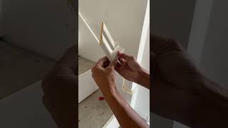 Stairs detail woodworking carpentry construction viralvideo [upl. by Acirderf115]