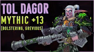 Tol Dagor 13 Hunter PoV Bolstering  Grevious  MM Hunter WoW BFA Mythic Plus S4 [upl. by Arrak326]