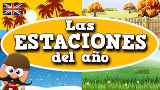 LAS ESTACIONES DEL AÑO EN INGLÉS  INGLÉS PARA NIÑOS CON MRPEA  ENGLISH FOR KIDS [upl. by Mallon145]