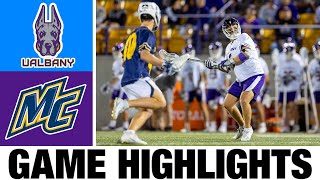 Merrimack vs UAlbany Lacrosse Highlights  Semifinal  2024 College Lacrosse [upl. by Henryk621]