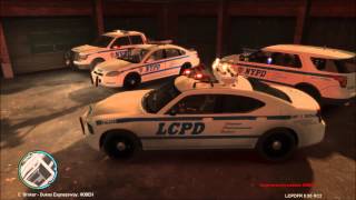 GTA IV NYPDLCPD police cars [upl. by Goldwin207]