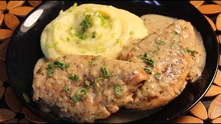 How to Make Creamy Garlic Chicken Breast Recipe with Mashed Potatoes [upl. by Hilbert935]