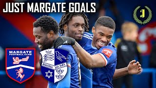 JUST THE MARGATE GOALS  Wingate amp Finchley FC H  20th April 2024 [upl. by Erda]