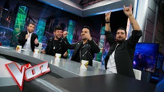 Luis Fonsi Pablo López y Antonio Orozco coaches de La Voz en exclusiva en el El Hormiguero [upl. by Yendyc]