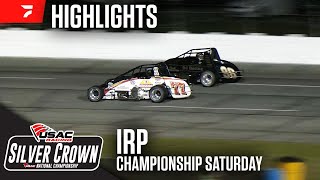 Championship Saturday  USAC Silver Crown at Indianapolis Raceway Park 101924  Highlights [upl. by Nahtonoj]