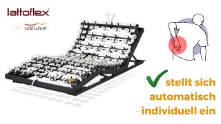 Vorteil Lattoflex 300 Individuelle Härtegradverstellung bei Rückenschmerzen  Bandscheibenvorfall [upl. by Rusty59]