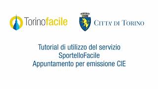 Tutorial Sportellofacile Appuntamento emissioni CIE [upl. by Cenac]